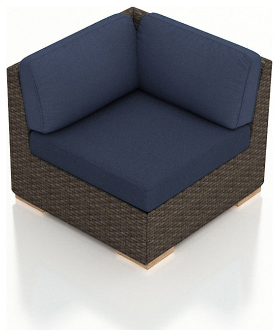Arden 4 Piece Sectional Set, Spectrum Indigo