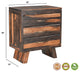 Aubrey 3-drawer Live Edge Wood Nightstand