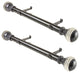 Bernadine 1.5" Side Curtain Rod, Black, 18"