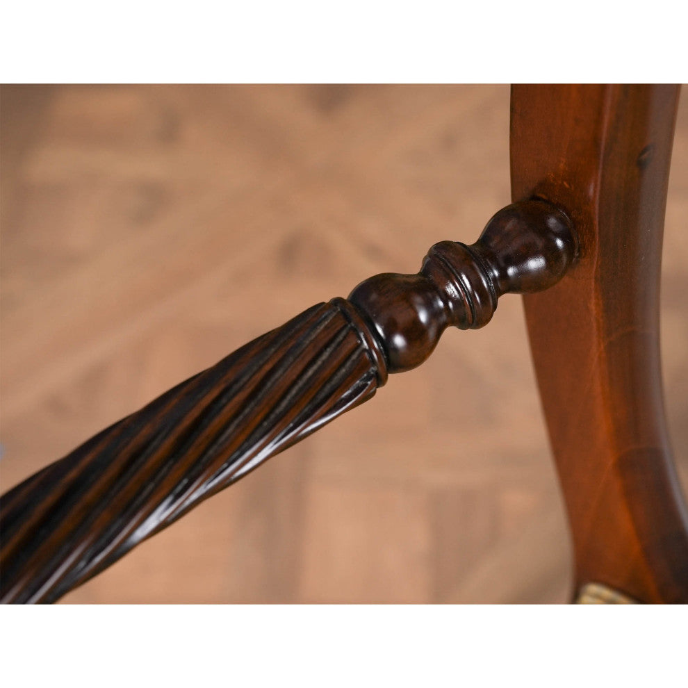 Twist Back Arm Chair