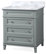 30" Felix Modern-Style Bathroom Vanity, Gray