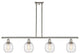 Innovations 516-4I-PN-G1013-LED 4-Light Island Light, Polished Nickel