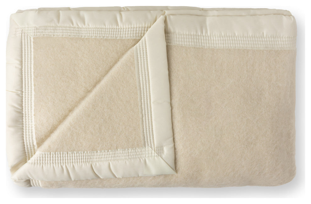 Aurora Heavyweight Blanket, Natural, Twin