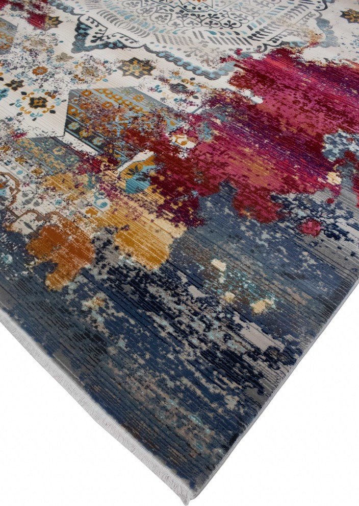 Noori Rug Latif Sandi Ivory/Red Rug
