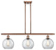 Innovations Lighting 516-3I-AC-G122-8 Athens 3 Light 36" Island Light