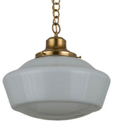 16W Revival Schoolhouse W/Traditional Globe Pendant