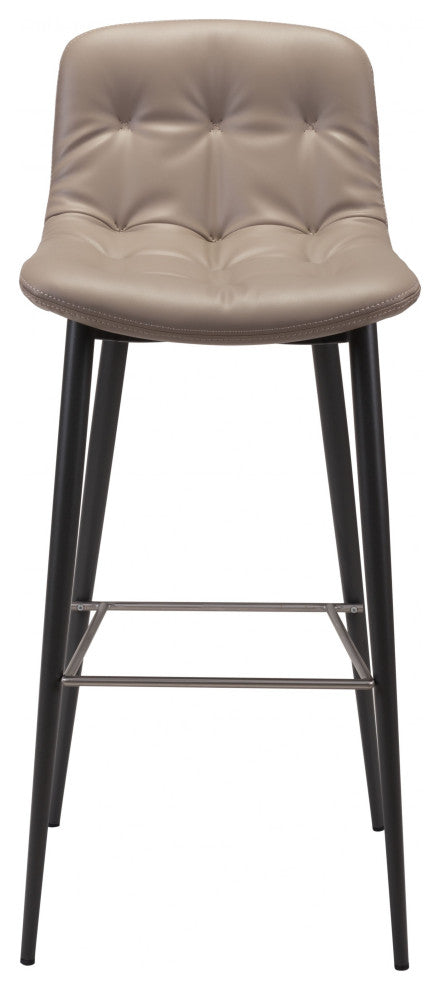 Tangiers Bar Chair, Set of 2 Taupe