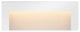 Hinkley Taper Landscape Light, Satin White, Wide Horizontal Deck Sconce