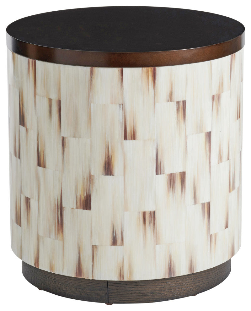 Crescent Commode End Table