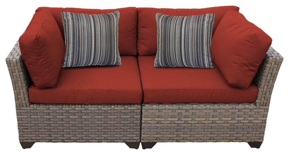 Monterey 2 Piece Outdoor Wicker Patio Furniture Set 02a