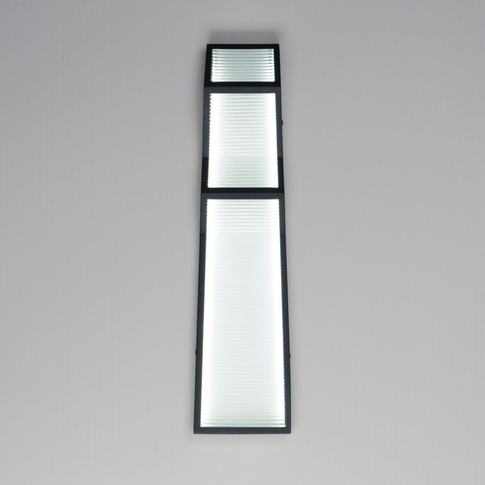 ET2 E30126-144 Totem 24" Tall LED Wall Sconce - Black