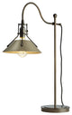 Henry Table Lamp, Bronze Finish, Soft Gold Accents