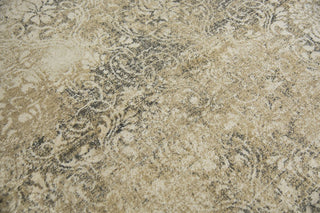 Rizzy Home Gossamer GS6800 Beige Damask Area Rug, Rectangular 5'x8'