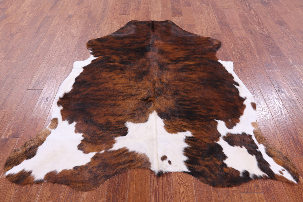 6' 5" X 6' 0" Natural Cowhide Rug C1814