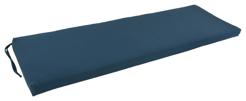 60"x19" Twill Bench/Loveseat Cushion, Indigo