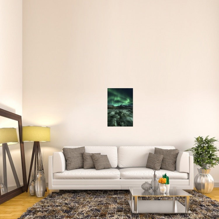 "Ice Cracking" Stretched Canvas Giclee by Javier De La, 20x30"