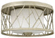 Hinkley Nest Foyer Small Flush Mount, Silver Leaf*