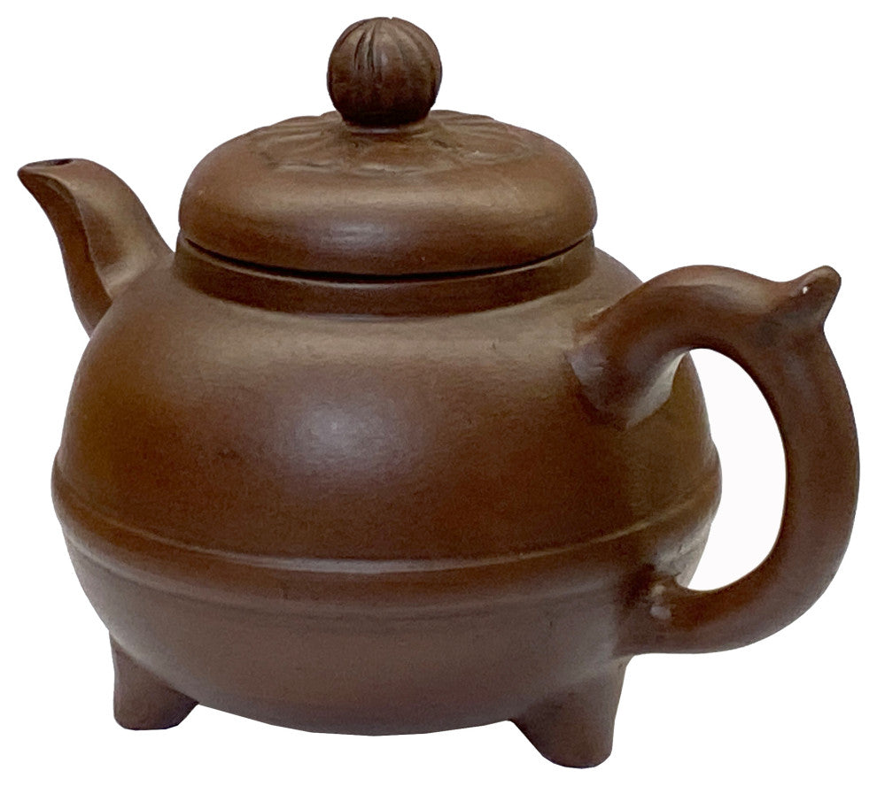 Chinese Handmade Yixing Zisha Clay Teapot With Artistic Accent, Hws2228