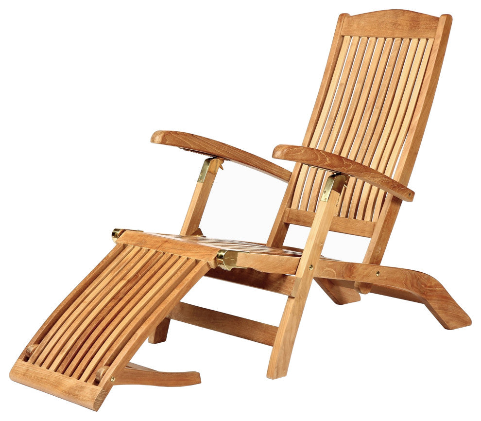 Teak Steamer Chair Lounger Colorado
