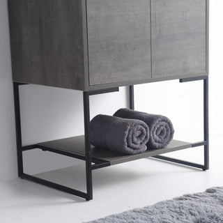Urbania Vanity Set, Gray, 24", Single Sink