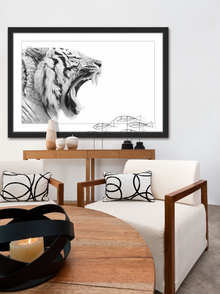 "King's Fangs" Framed Painting Print, 24x16