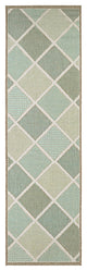 Couristan Monaco Meridian Indoor/Outdoor Runner Rug, Multi, 2'3"x7'10"