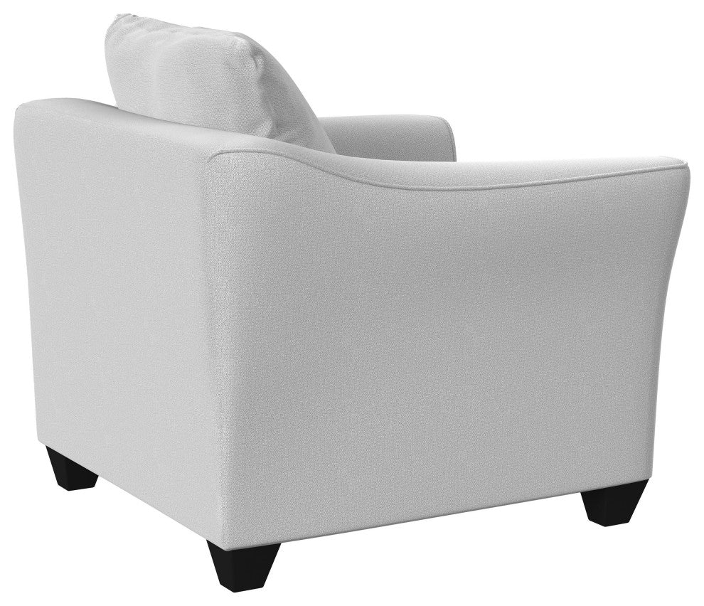 Salizar Upholstered Flared Arm Accent Chair Sand