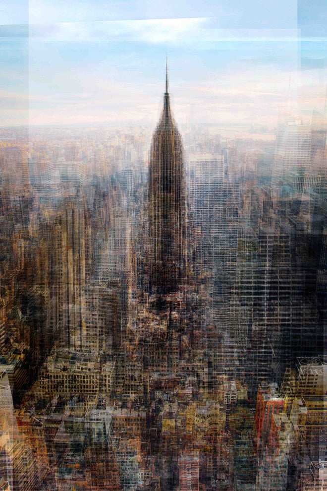 "Empire State" Painting Print on Canvas