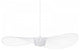 Lilly Pendant Lamp, White, 79" in Dia