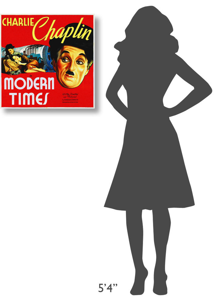"Modern Times, 1936" Stretched Canvas Giclee by Hollywood Photo Archive, 22"x22"