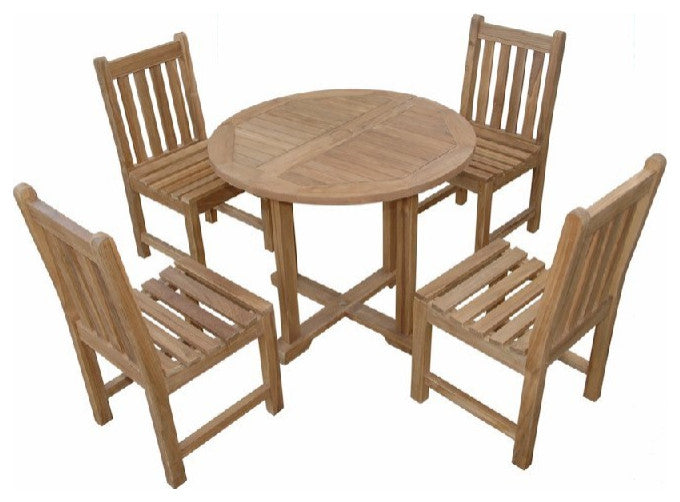 Anderson Teak Set-229 Montage Braxton 5- Pieces Dining Set C