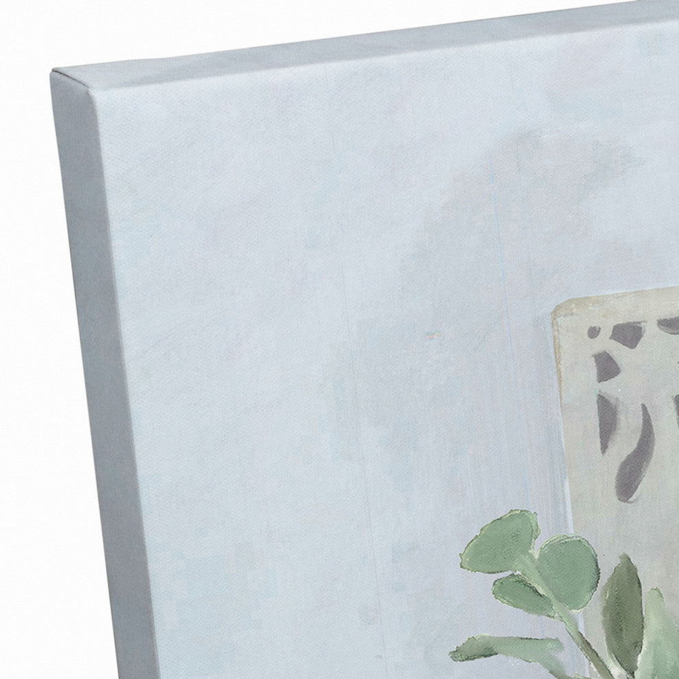 Lemon and Greens Still Life 20x20 Canvas Wall Art