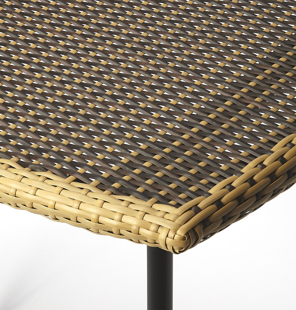 Freeport Rattan and Iron Pub Table