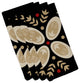 Decorative Holiday Napkin, Set of 4, Black