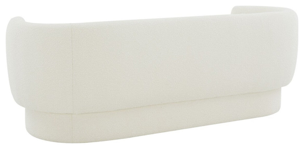Safavieh Couture Mariano Curved Sofa, Ivory
