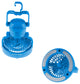 Wakeman 2-in-1 Portable Camping Lantern With Ceiling Fan, 18 LED Light, Blue