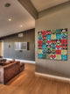"Peace Collage" Painting Print on Canvas by Tori Campisi