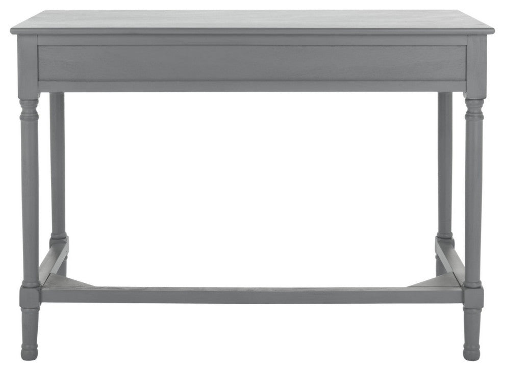 Safavieh Ryleigh 2 Drawer Desk, Distressed Grey