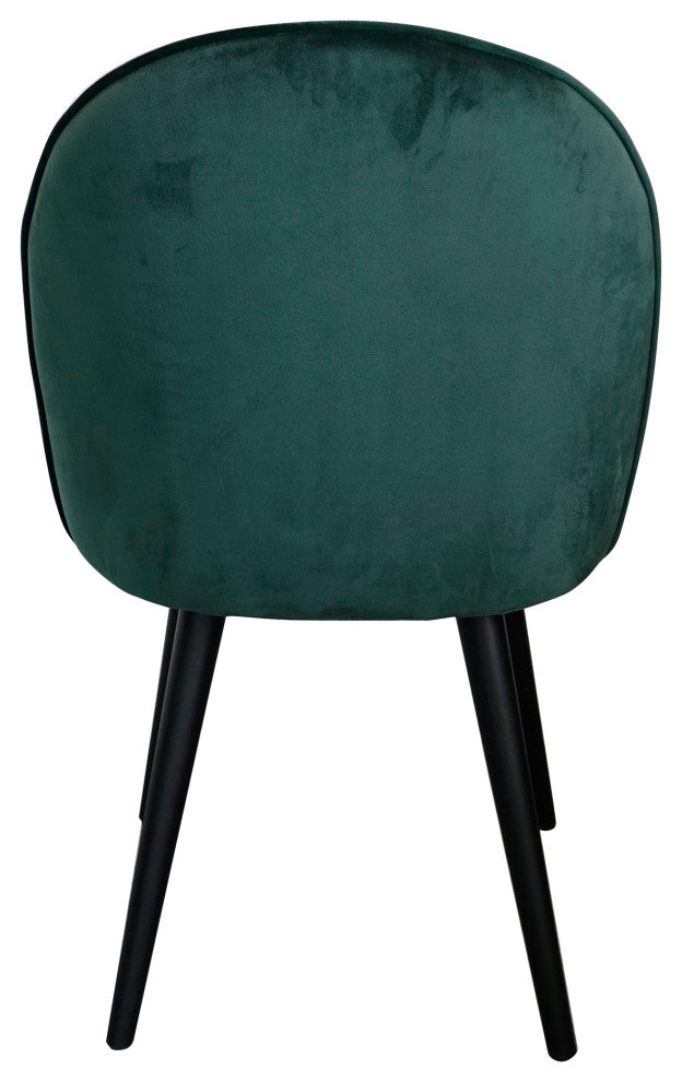 Contemporary Clarissa Dining Chair Green - M2 - Green