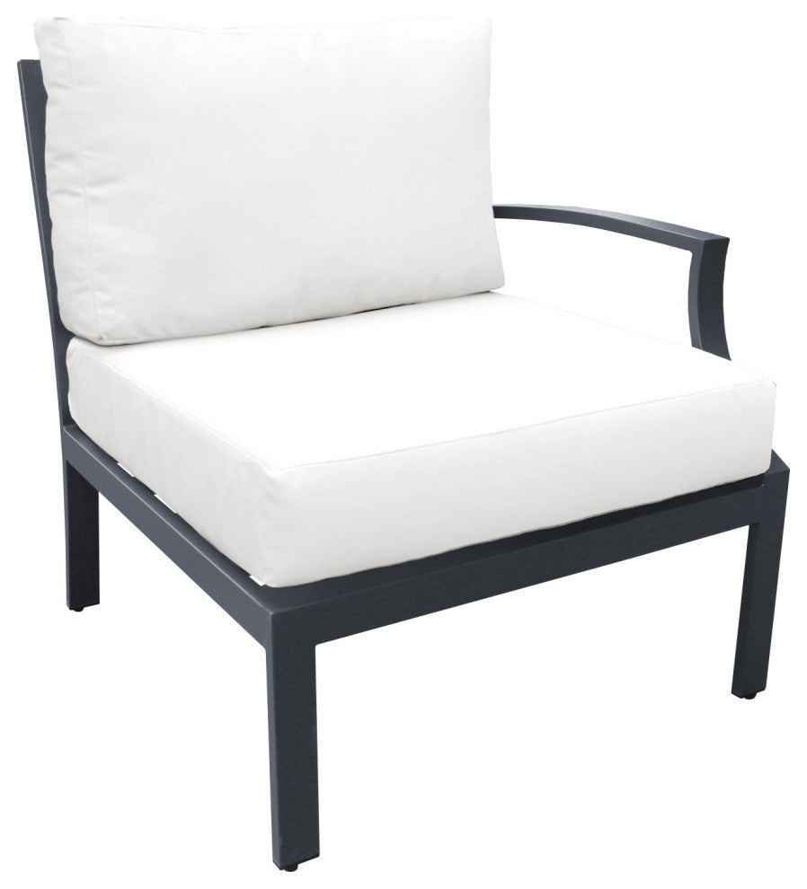 Lexington 7 Piece Outdoor Aluminum Patio Furniture Set 07e White