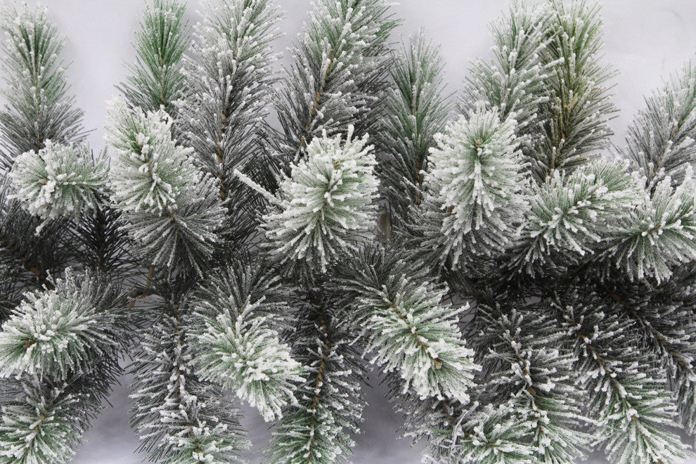 34 Tips Christmas Pine Swag with Frosted Snow Tips
