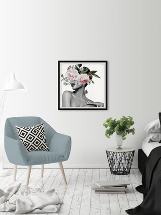 "A Visiting Soul" Framed Painting Print, 18x18