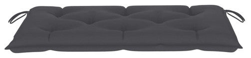 vidaXL Bench Cushion Water Repellent Seat Cushion Anthracite Oxford Fabric