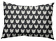 Simple Tulip Design Decorative Throw Pillow, Pepper, 14"x20"