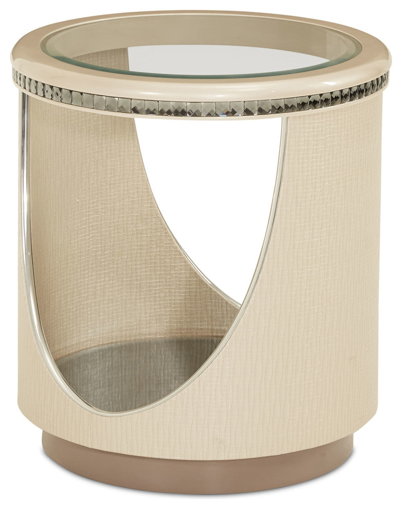AICO Michael Amini Overture End Table