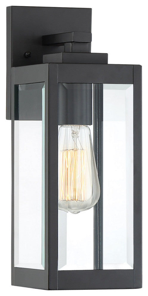 Westover 1-Light Outdoor Lantern, Earth Black