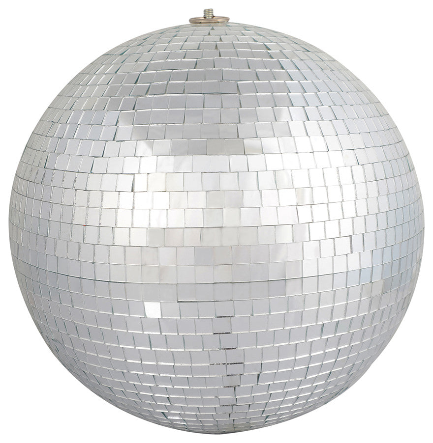 Vickerman N183407 8" Silver Mirror Ball Ornament, 4 Per Bag