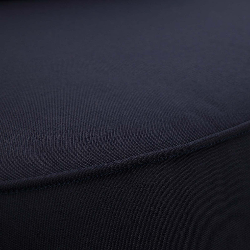 Natural Navy Marina Outdoor Patio Teak Armchair