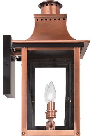 Chalmers 2-Light Outdoor Lantern, Aged Copper
