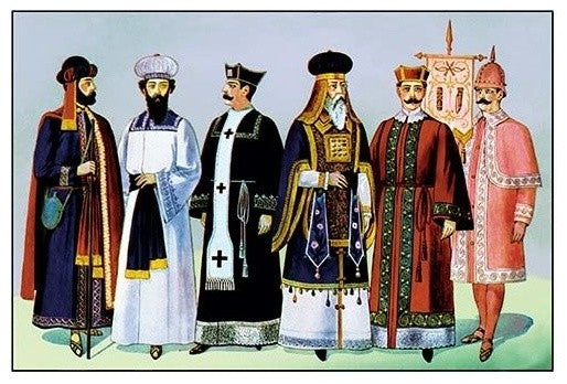 Odd Fellows: Samaritan, Priest, Banner Bearer - Canvas Poster 20" x 30"